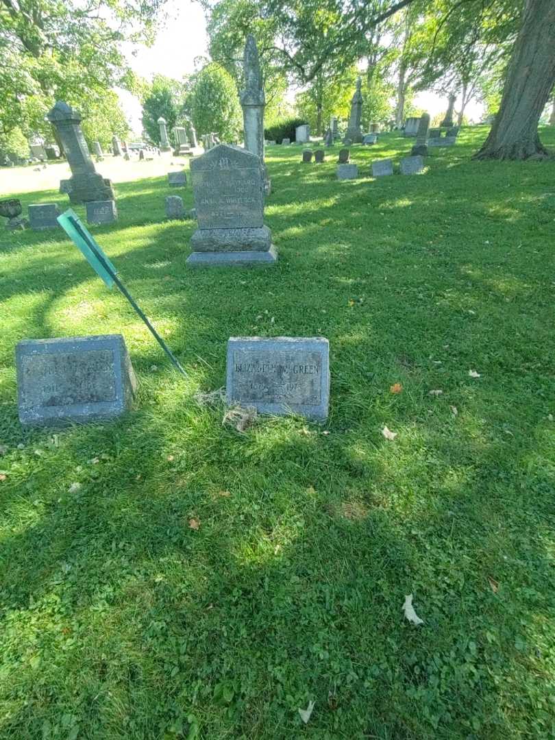 Elizabeth Maynard Green's grave. Photo 1