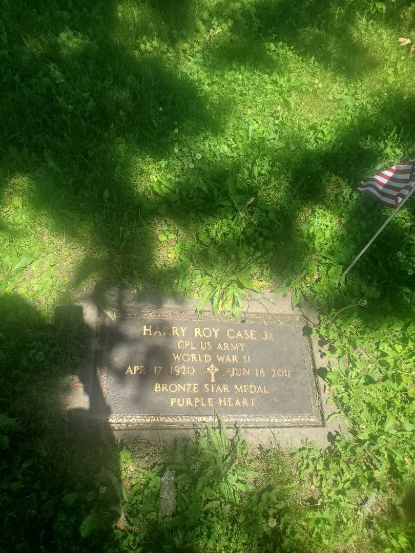 Harry Roy Case Junior's grave. Photo 3