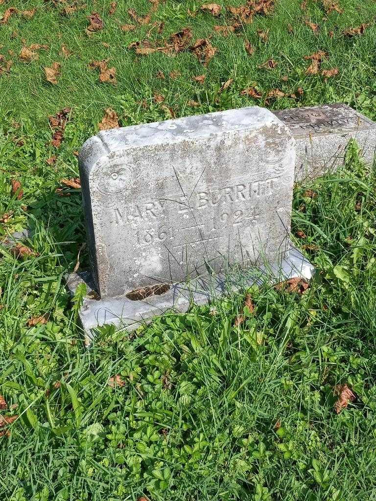 Mary E. Burritt's grave. Photo 2