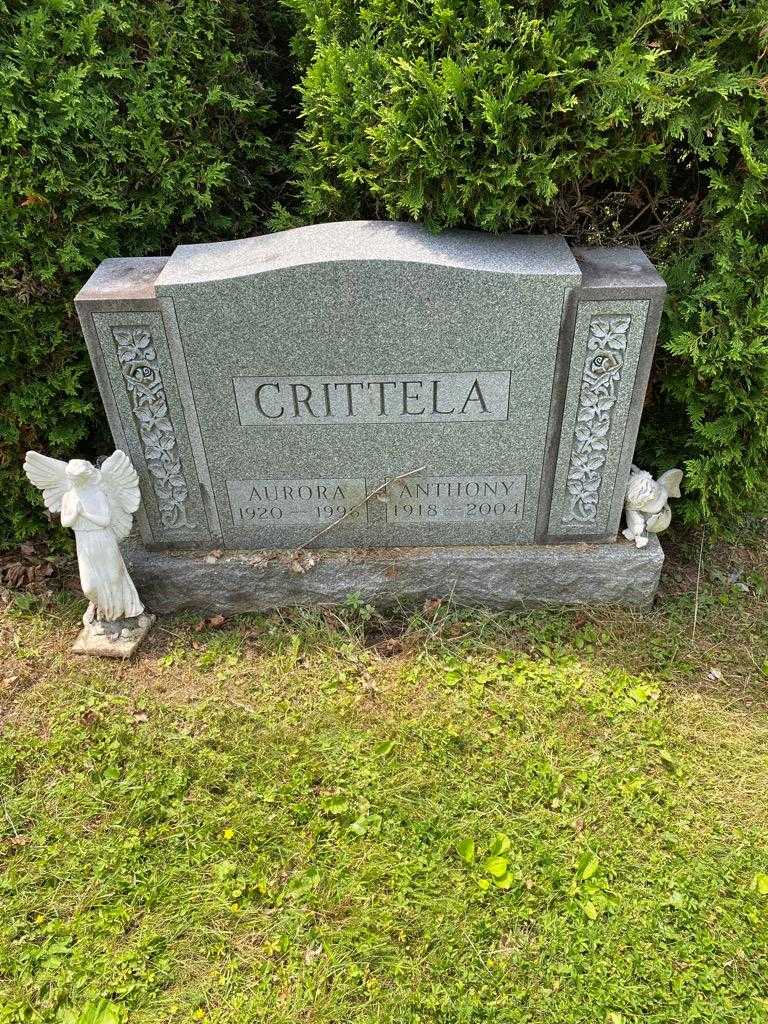 Aurora Crittela's grave. Photo 2