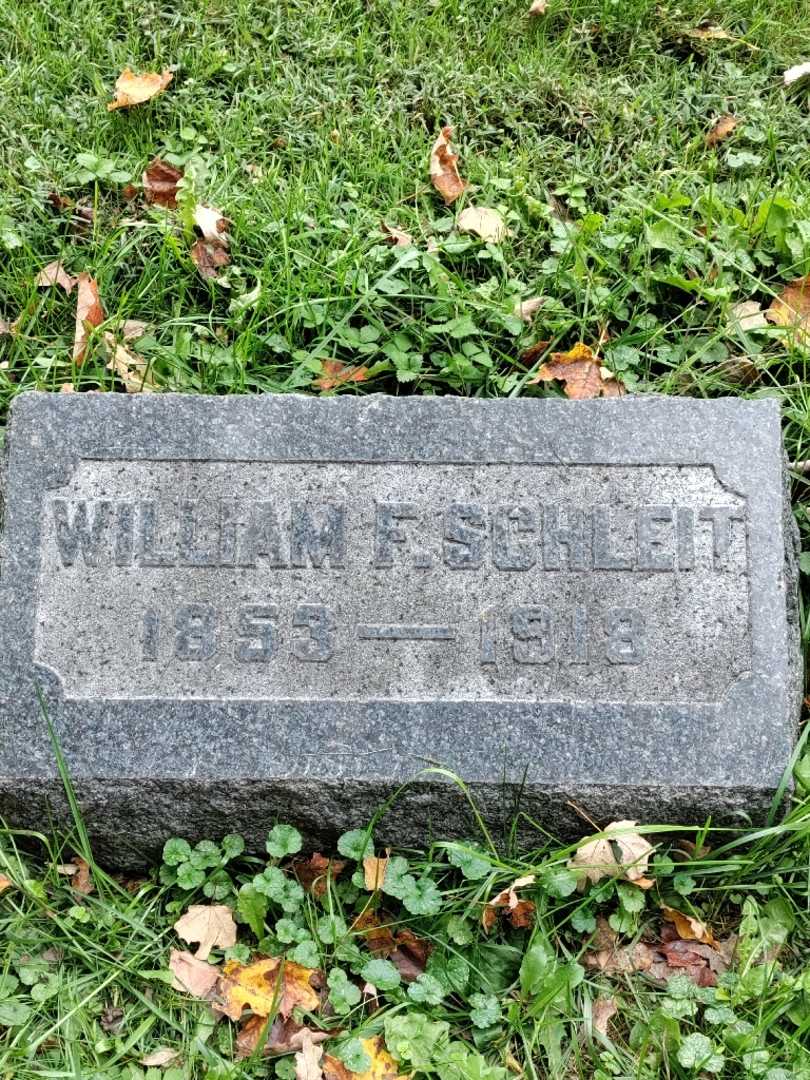 William F. Schleit's grave. Photo 3