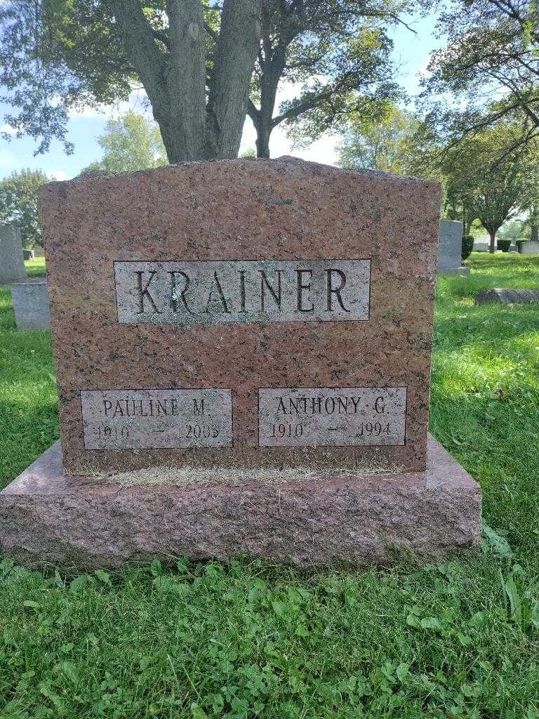 Anthony G. Krainer's grave. Photo 3