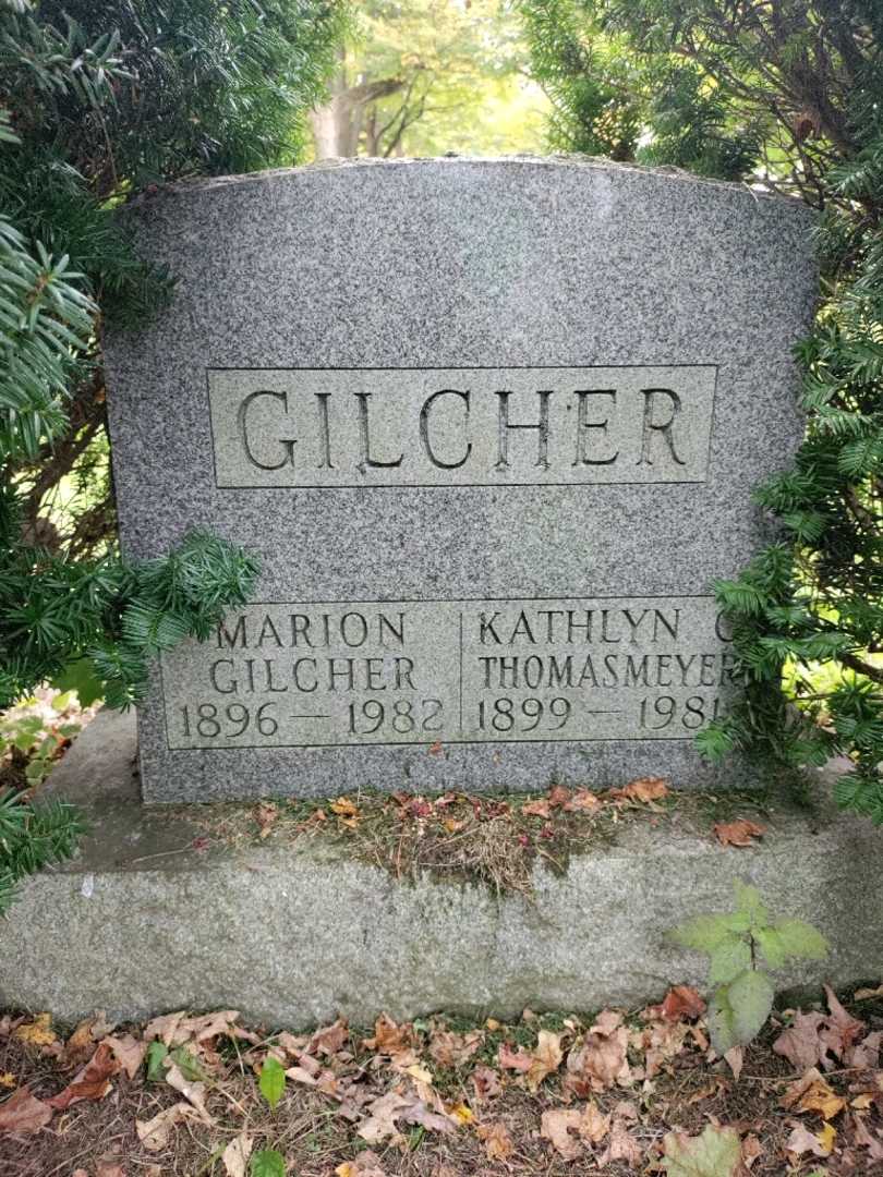 Marion Gilcher's grave. Photo 3