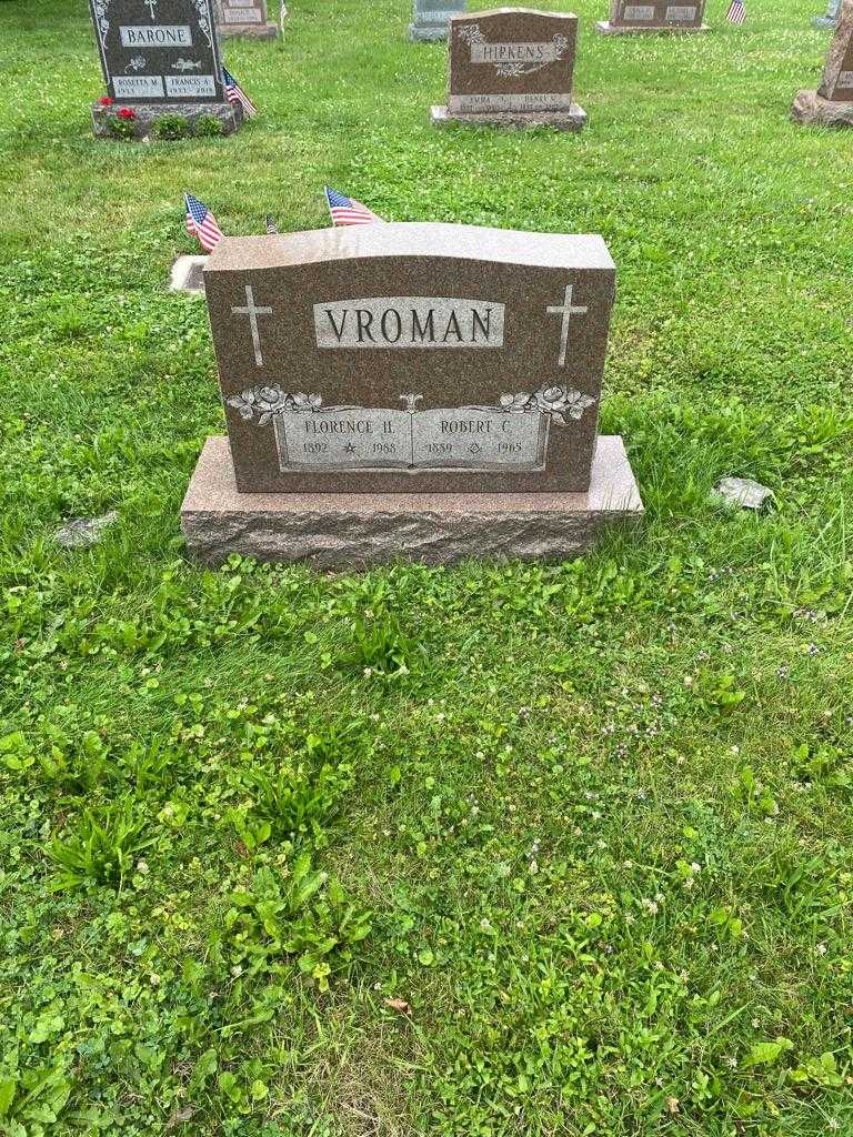 Florence H. Vroman's grave. Photo 2