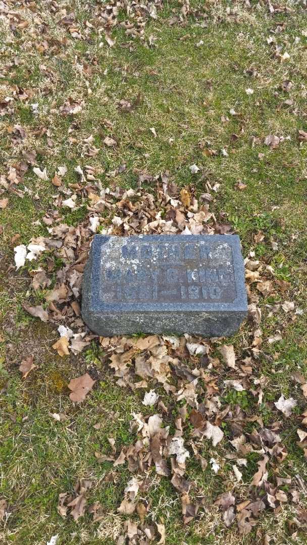 Mary C. King's grave. Photo 2