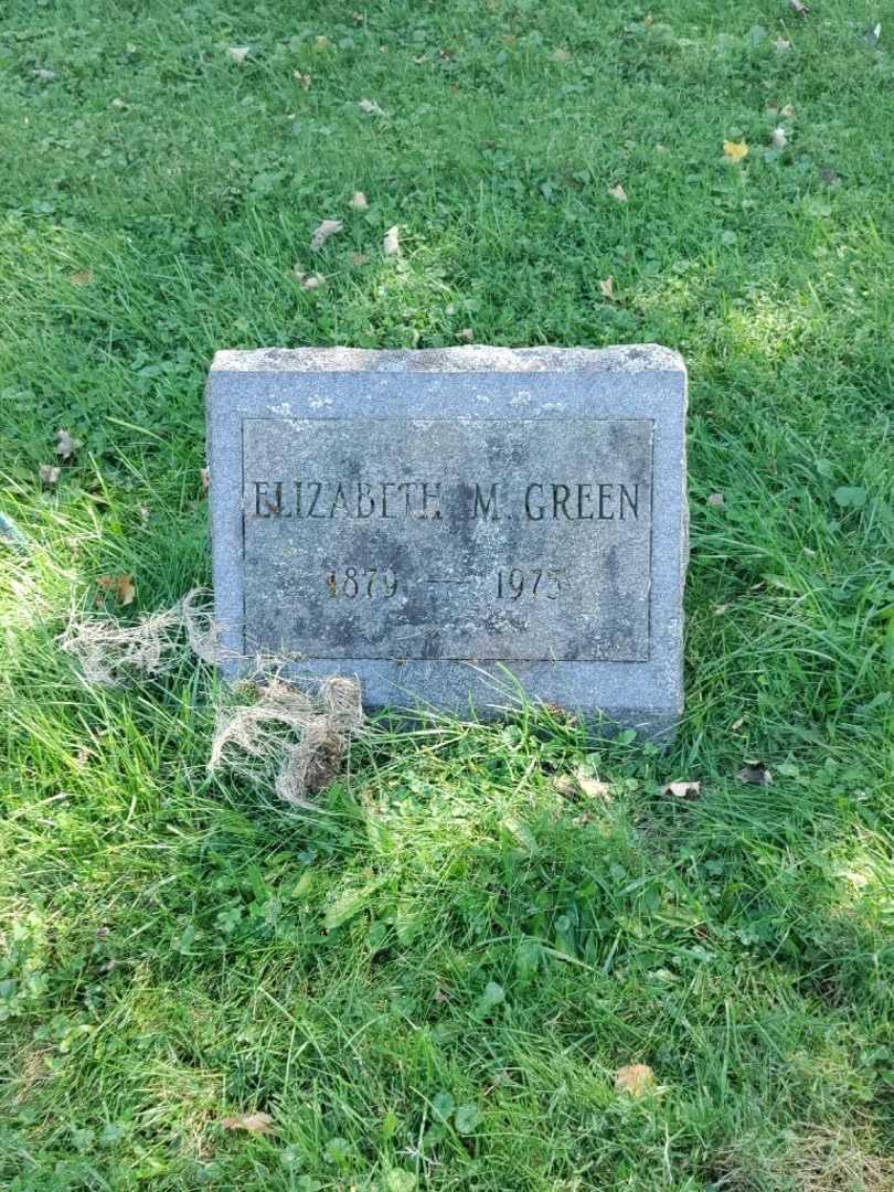 Elizabeth Maynard Green's grave. Photo 2