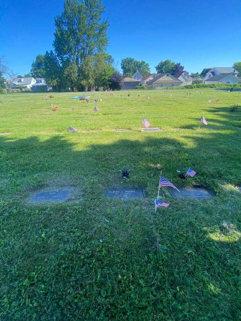 Albert L. Harris's grave. Photo 2