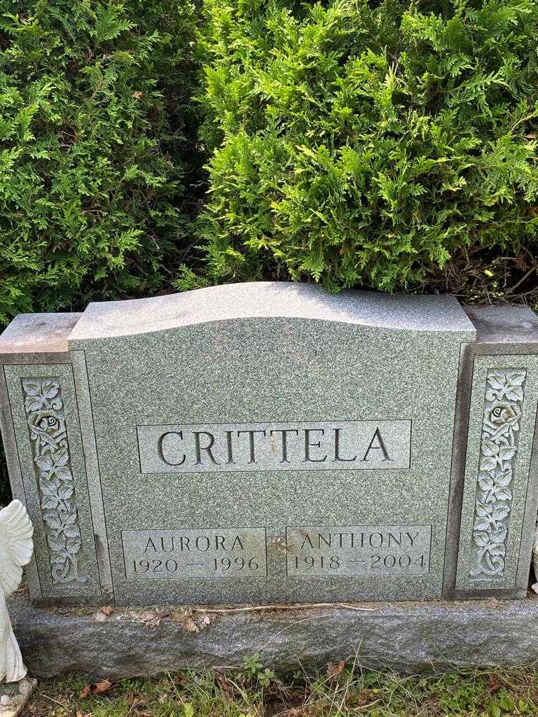 Aurora Crittela's grave. Photo 3