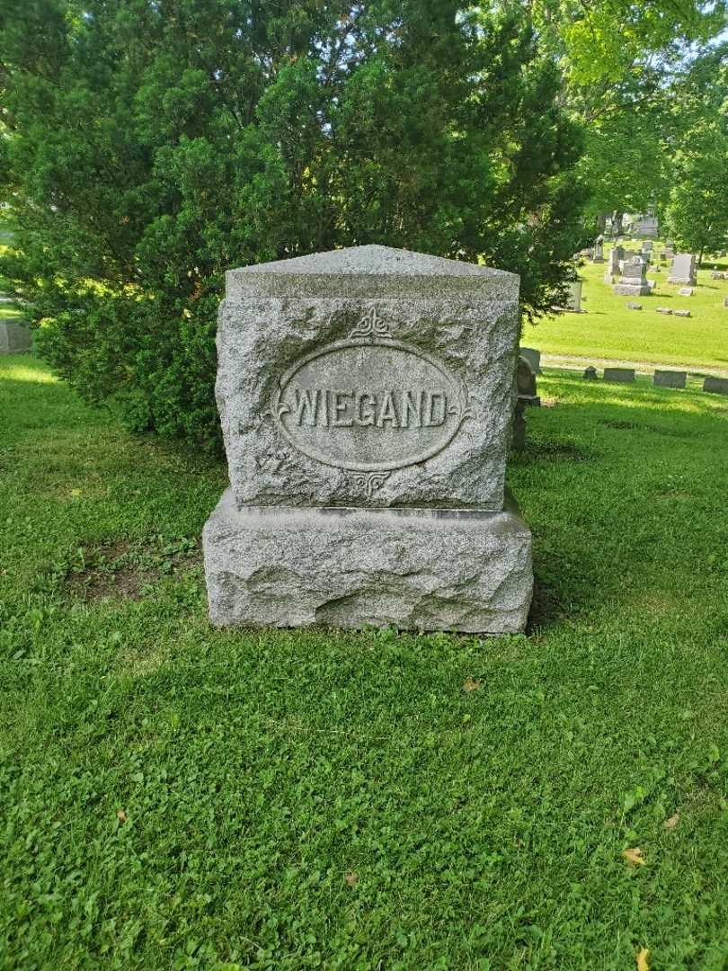 John F. Wiegand's grave. Photo 3