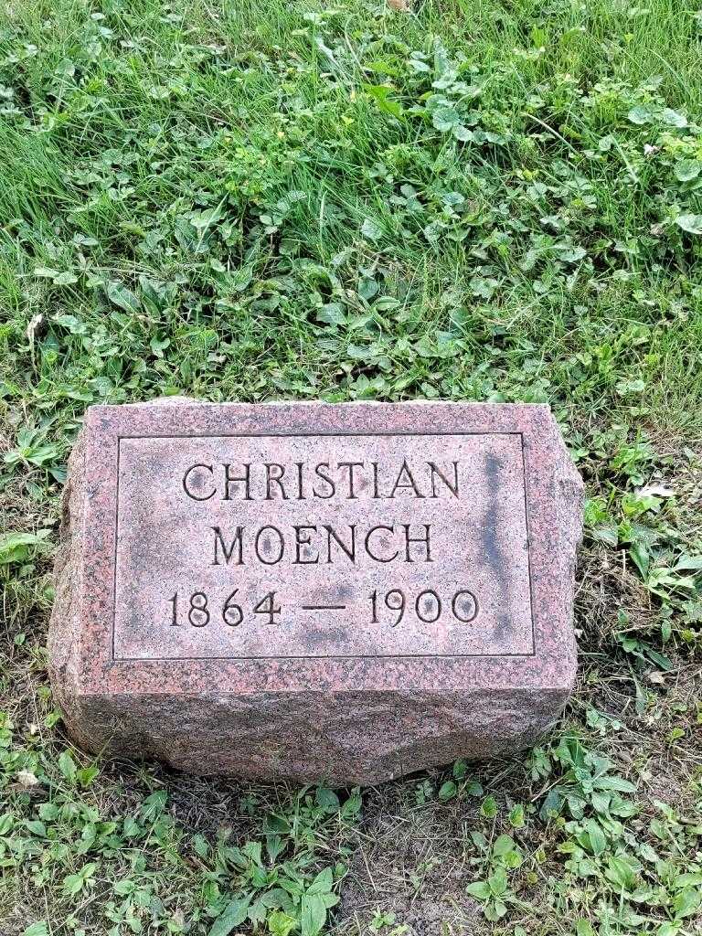 Christian Moench's grave. Photo 3