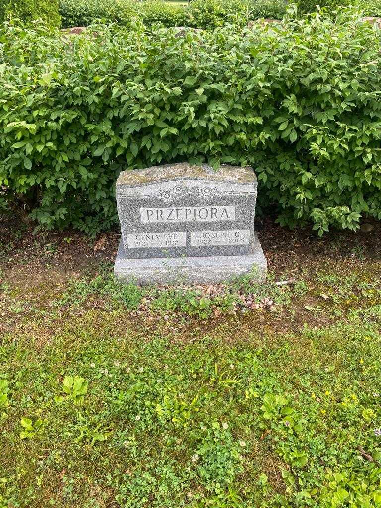 Genevieve Przepiora's grave. Photo 2