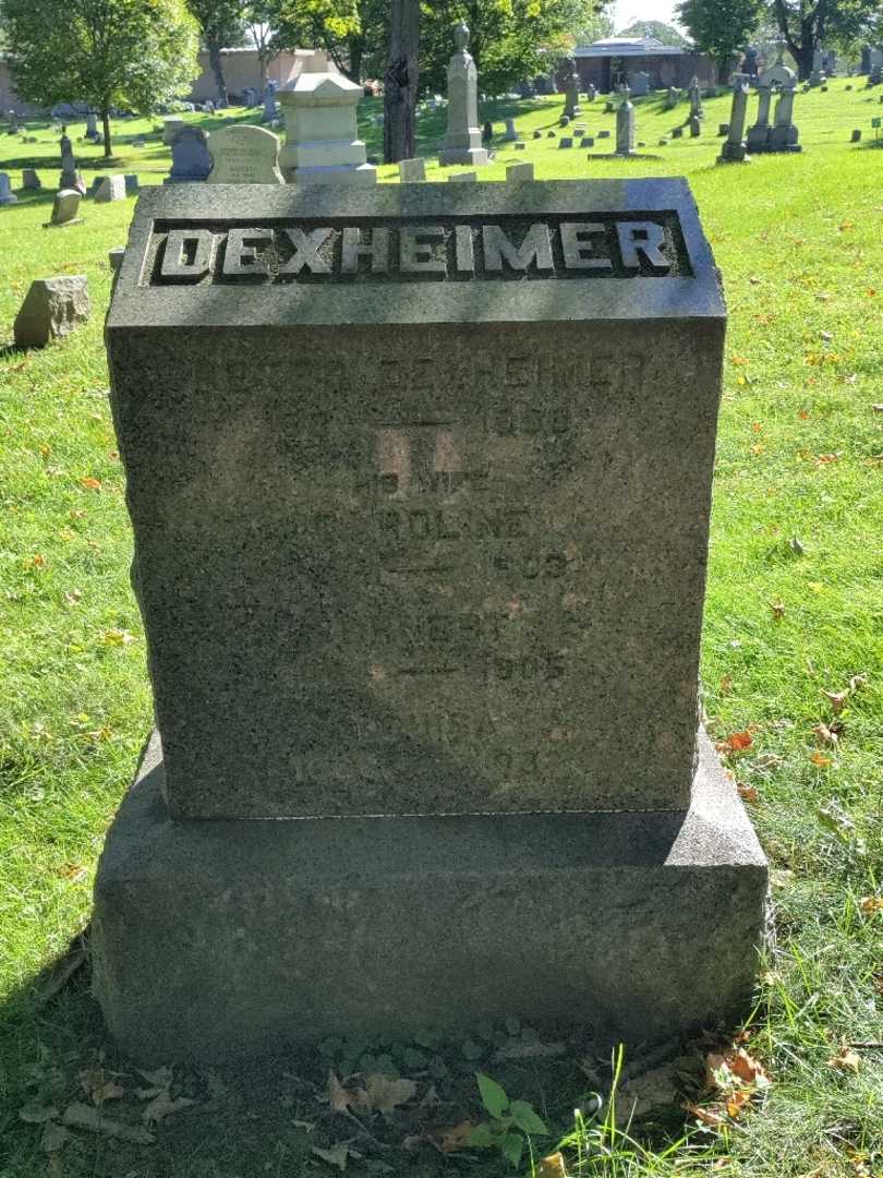 Peter Dexheimer's grave. Photo 1