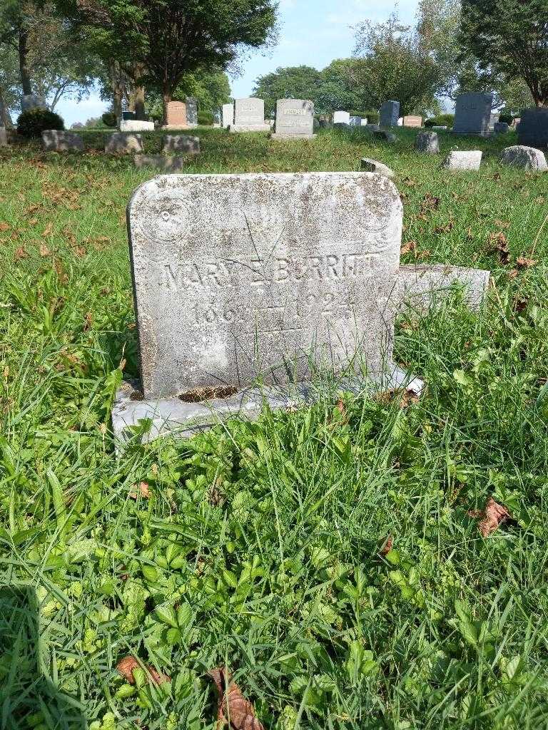 Mary E. Burritt's grave. Photo 3