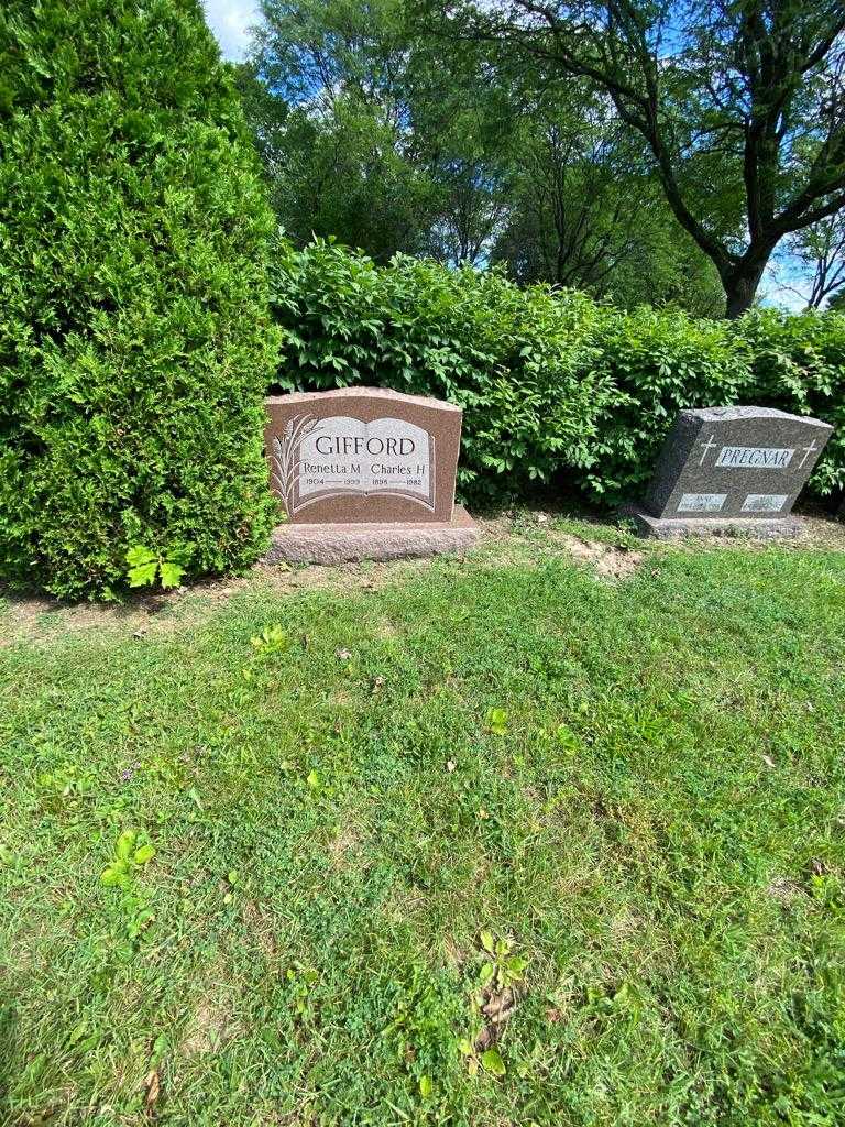 Charles H. Gifford's grave. Photo 1