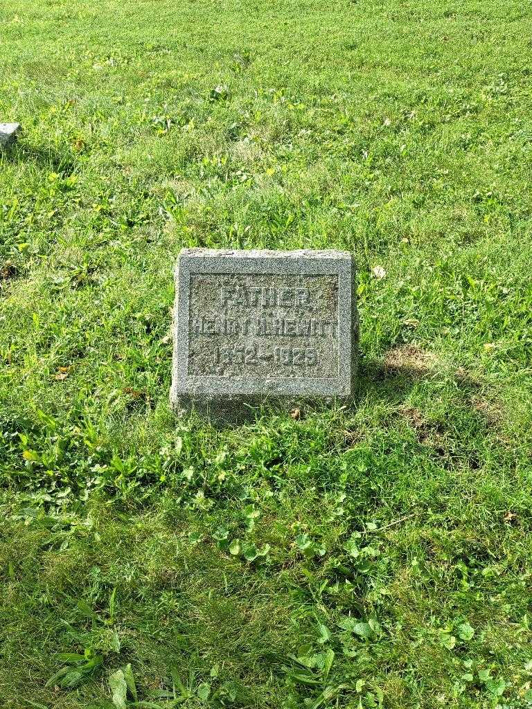 Henry Harrison Hewitt's grave. Photo 2