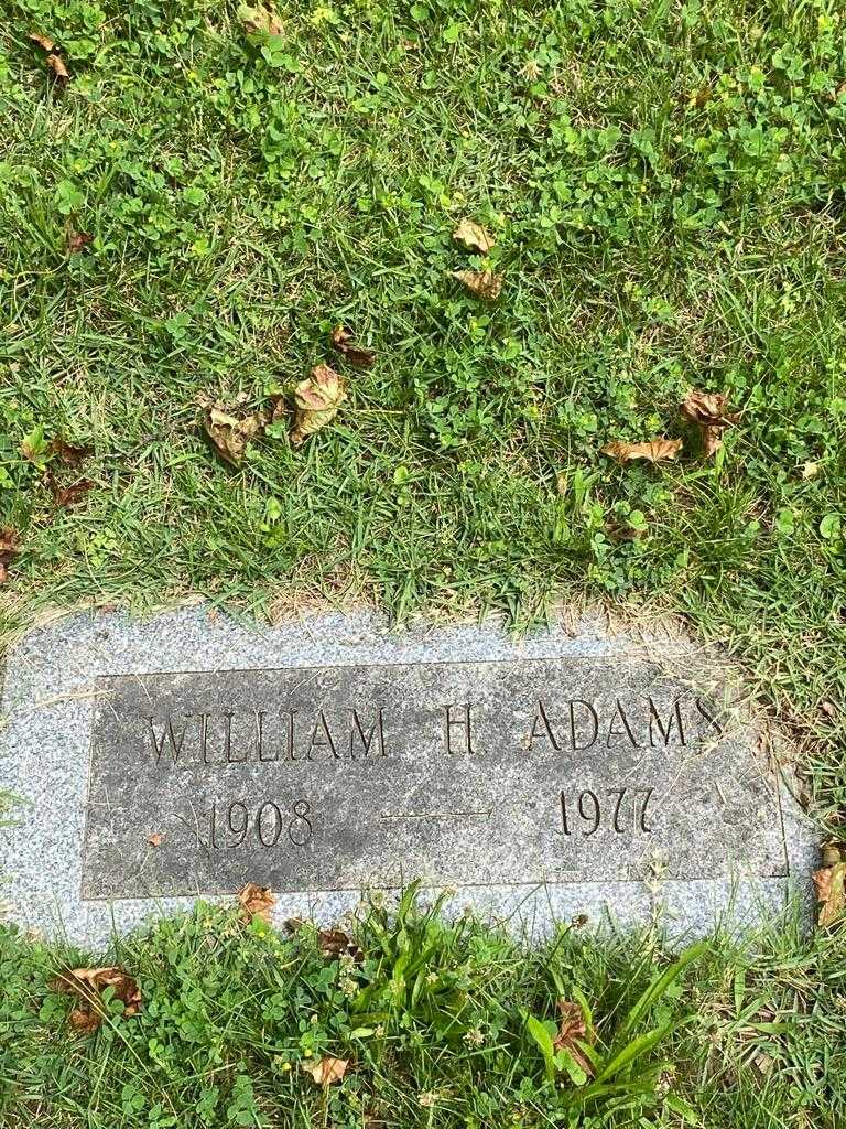 William H. Adams's grave. Photo 3