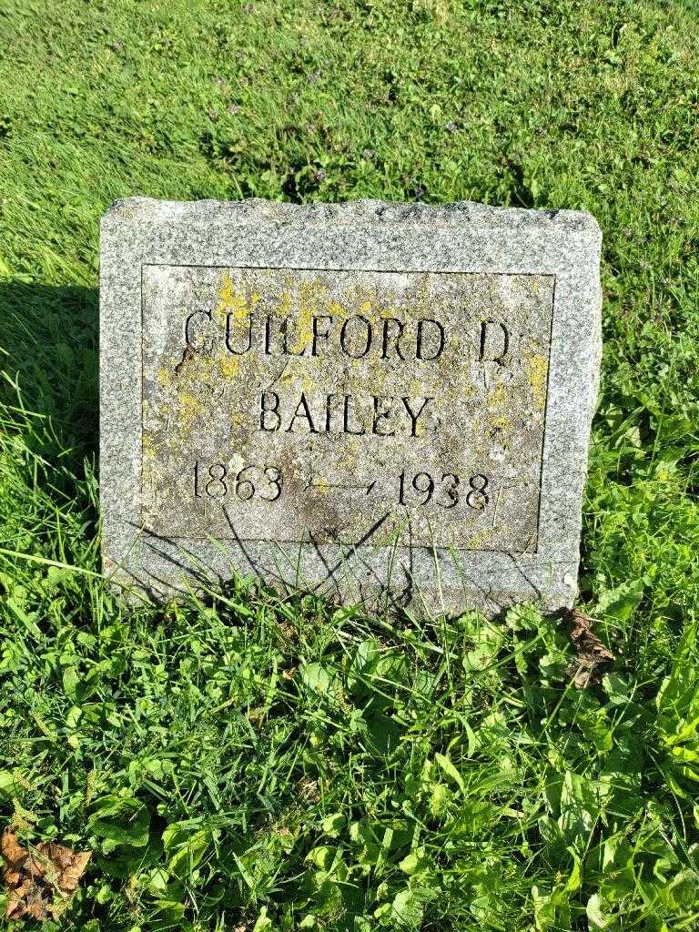 Guilford D. Bailey's grave. Photo 2