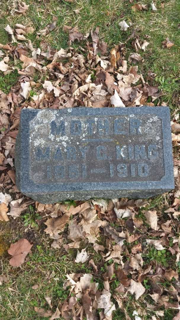 Mary C. King's grave. Photo 3