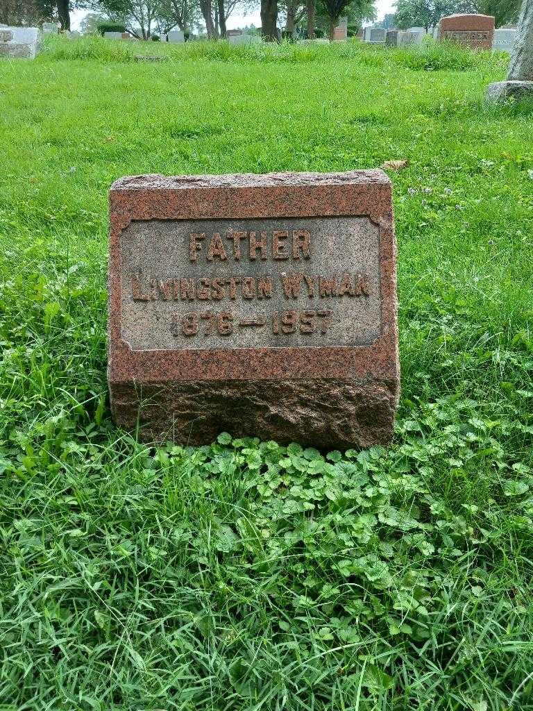 Livingston Wyman's grave. Photo 2