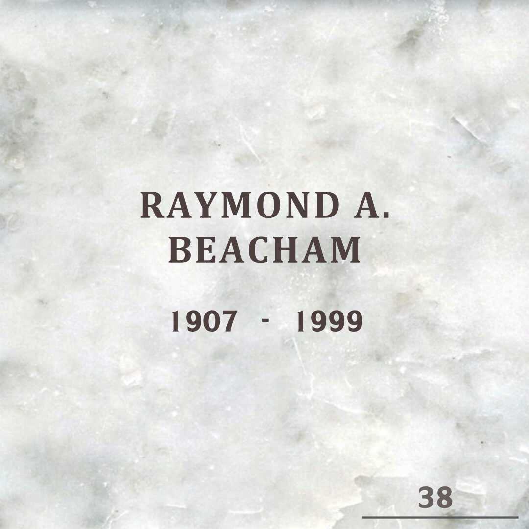 Raymond A. Beacham's grave