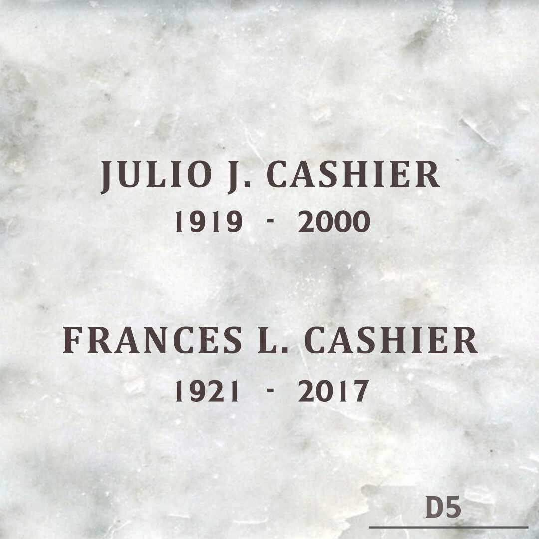 Frances L. Cashier's grave