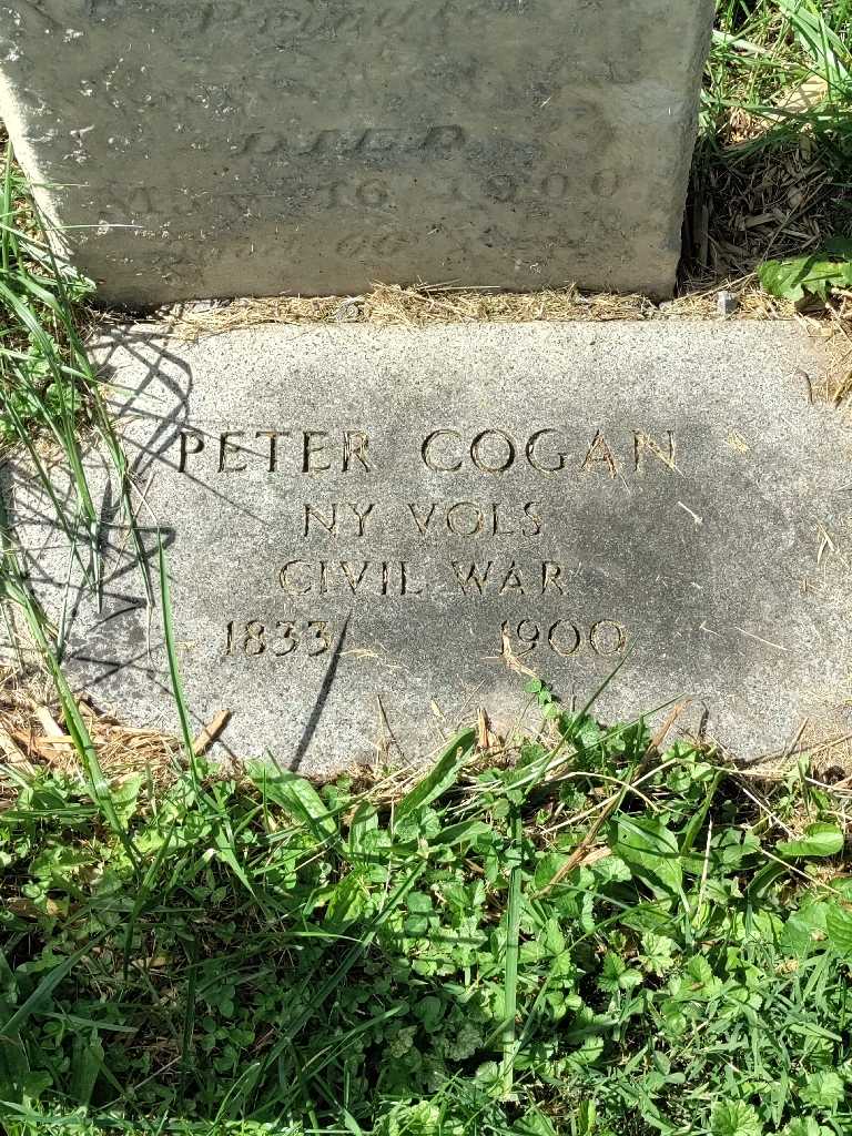 Peter Cogan's grave. Photo 4