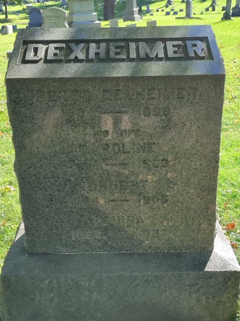 Ernest Dexheimer's grave. Photo 4