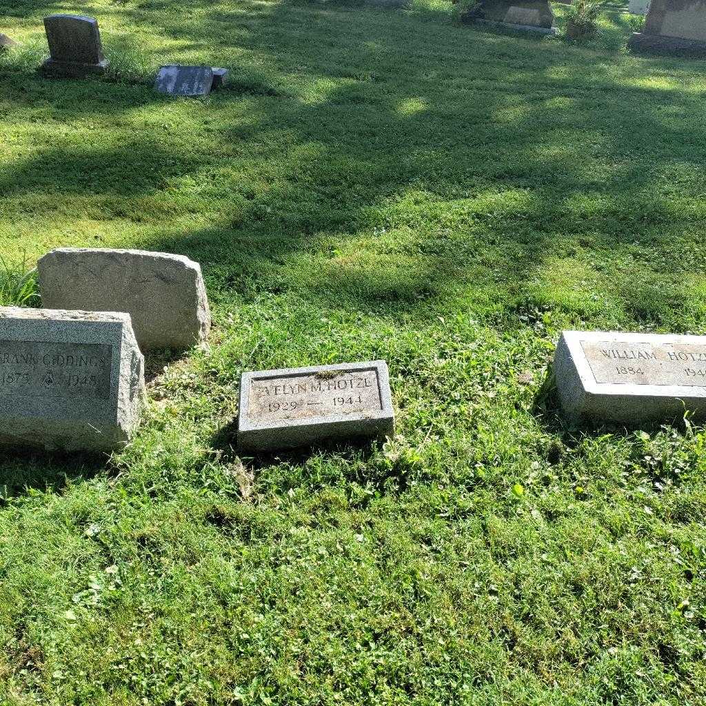 Evelyn M. Hotze's grave. Photo 1