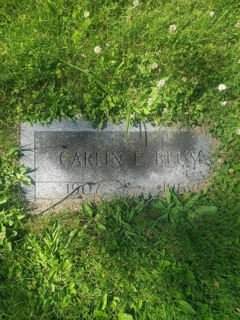 Carlin Blum Eckel's grave. Photo 4