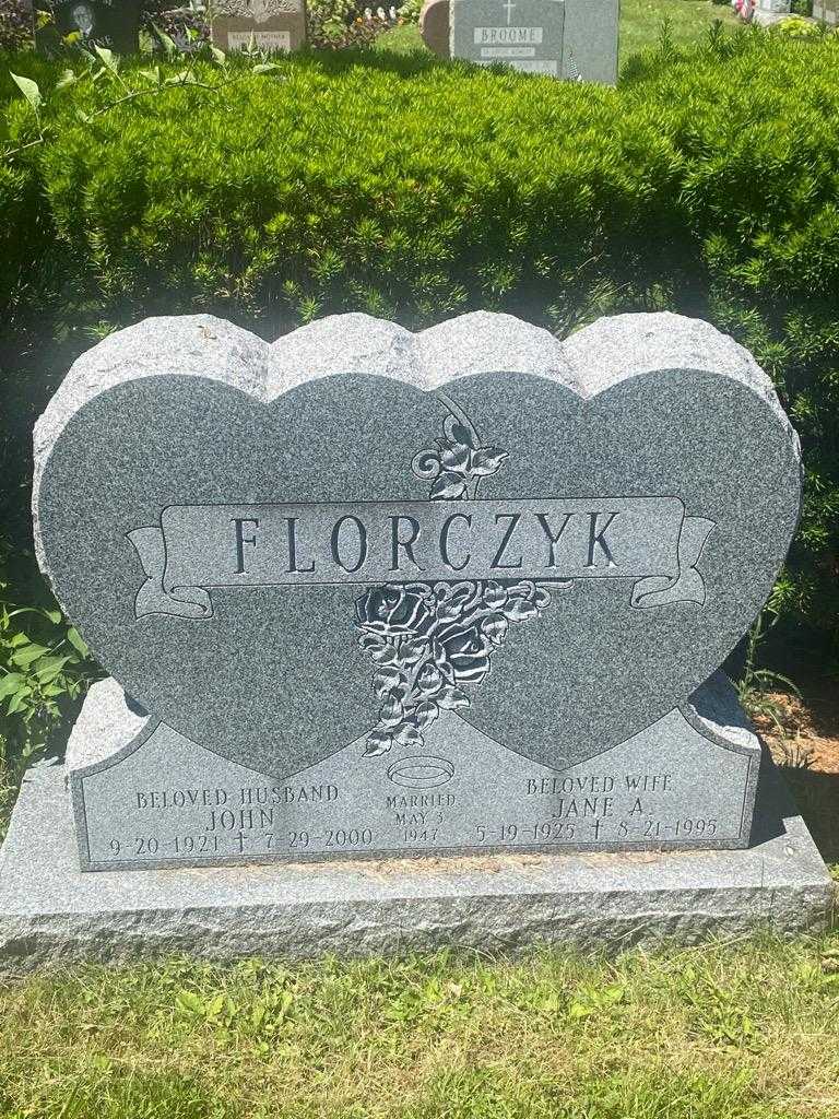 John Florczyk's grave. Photo 3