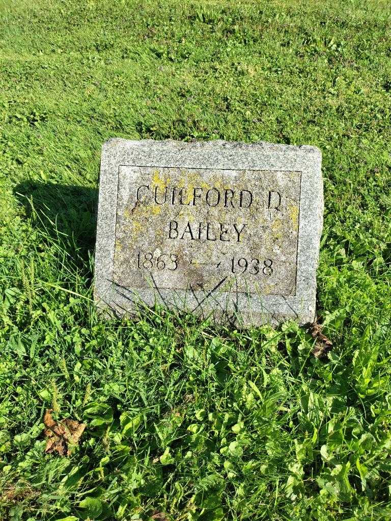 Guilford D. Bailey's grave. Photo 3