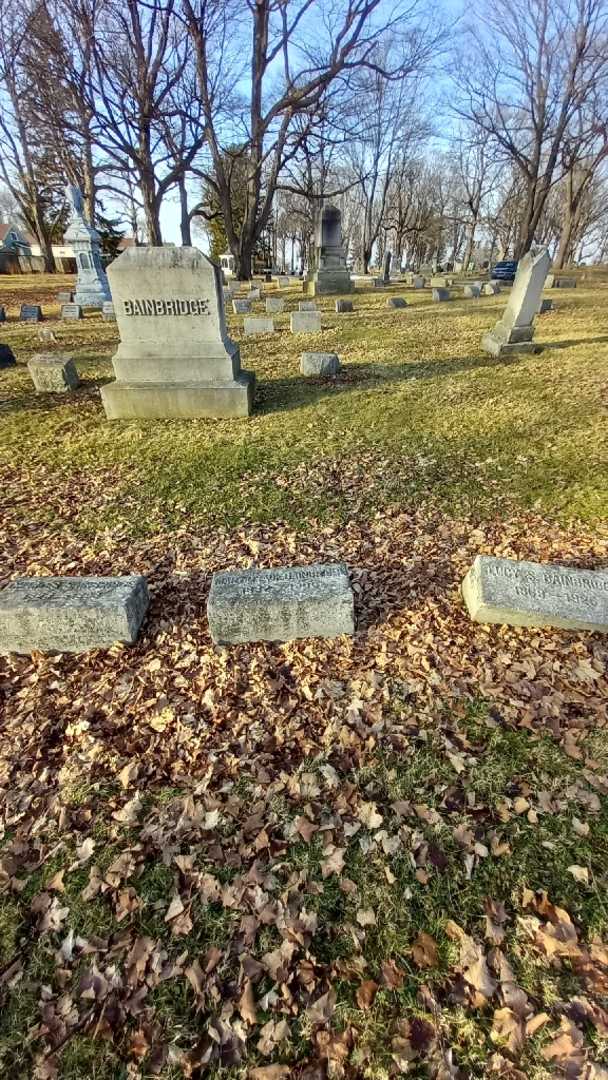 Mary Grace Bainbridge's grave. Photo 1