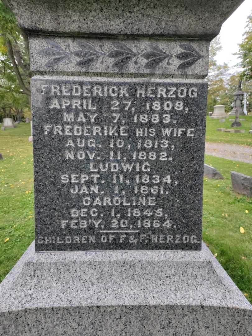 Frederick Herzog's grave. Photo 3