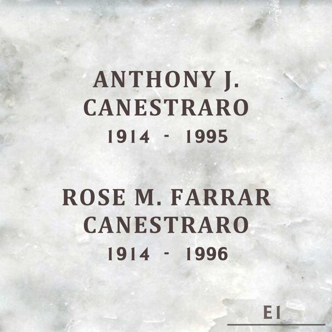 Anthony J. Canestraro's grave