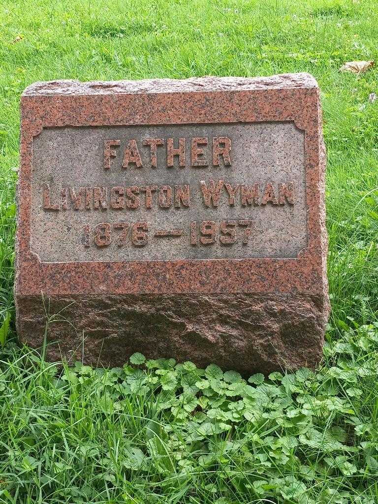 Livingston Wyman's grave. Photo 3