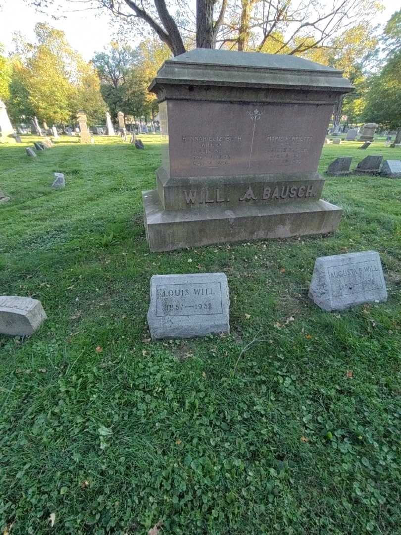 Louis Will's grave. Photo 2