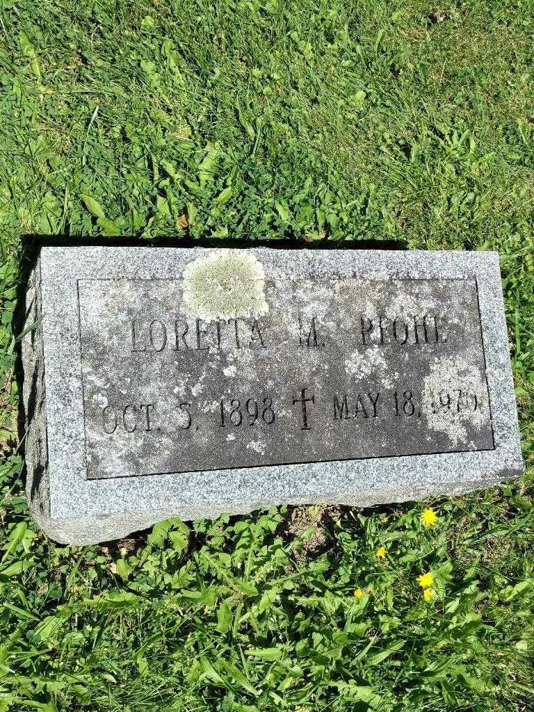 Loretta M. Pfohl's grave. Photo 3