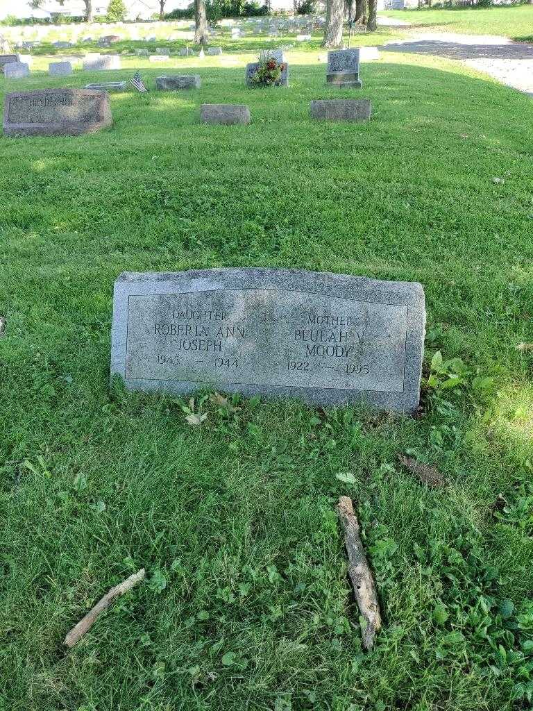 Beulah V. Moody's grave. Photo 3