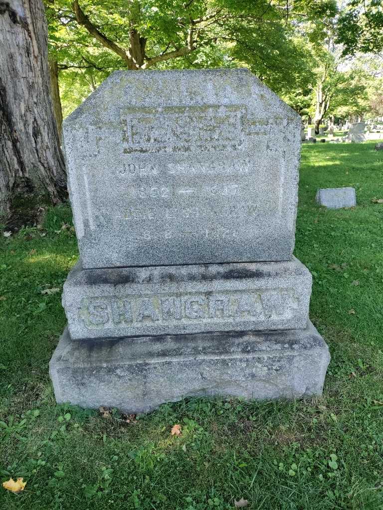 Addie L. Gridley Shangraw's grave. Photo 2