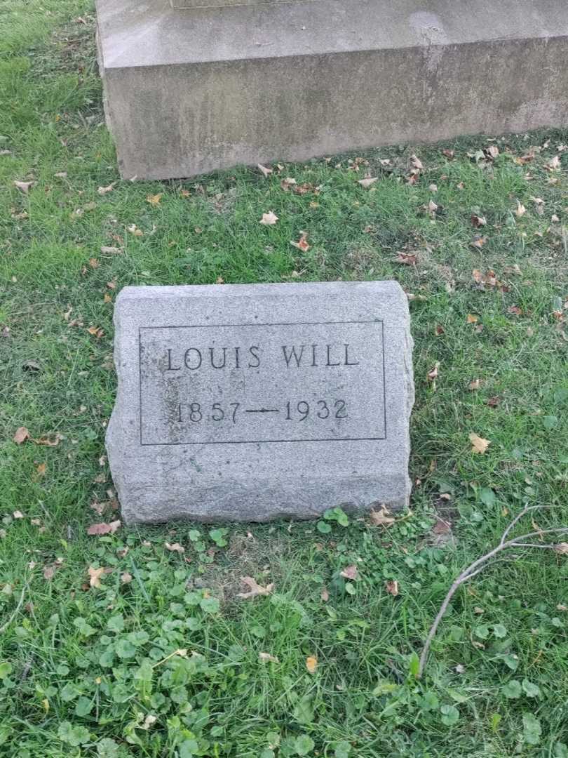 Louis Will's grave. Photo 3