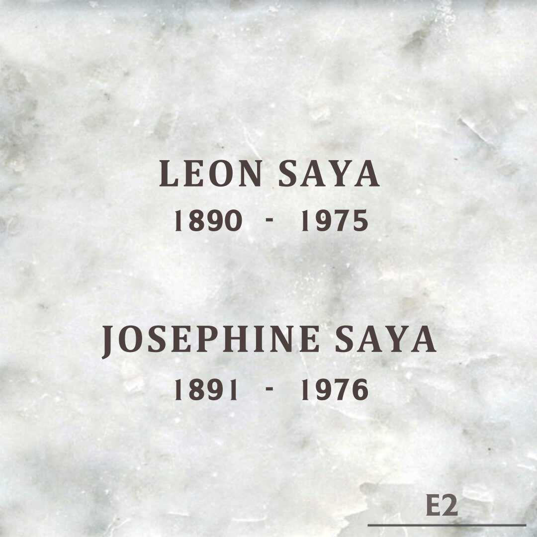 Josephine Saya's grave