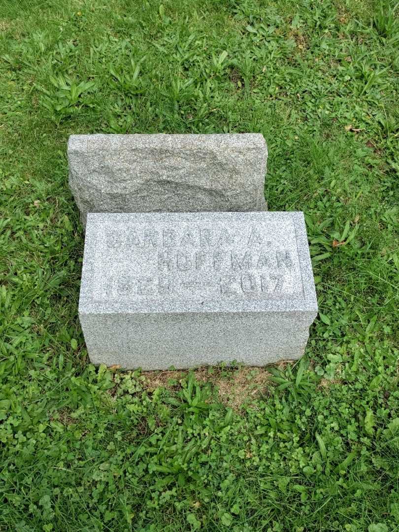 Barbara A Snow Hoffman Mooney's grave. Photo 2
