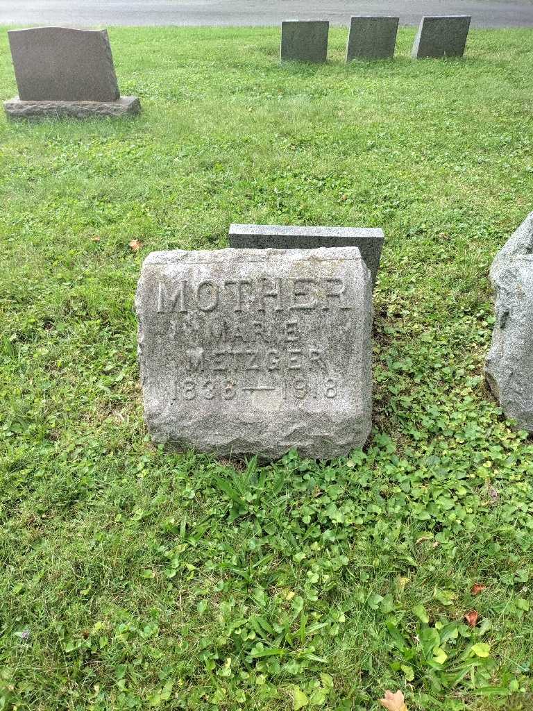 Marie Metzger's grave. Photo 2