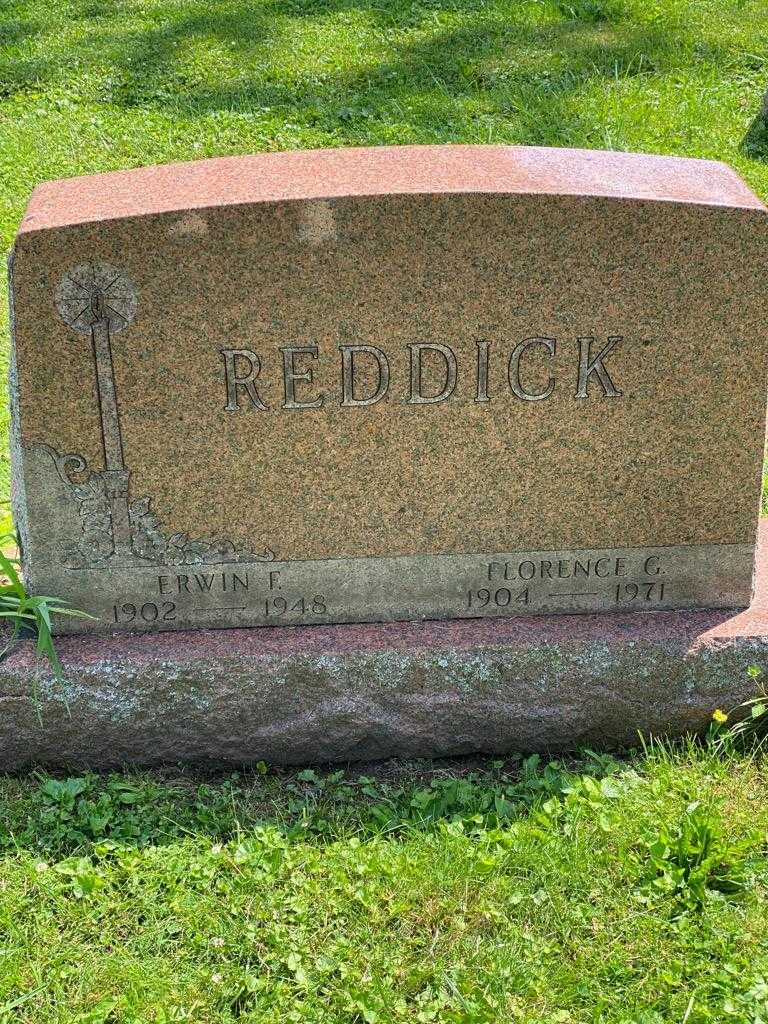 Florence G. Reddick's grave. Photo 3