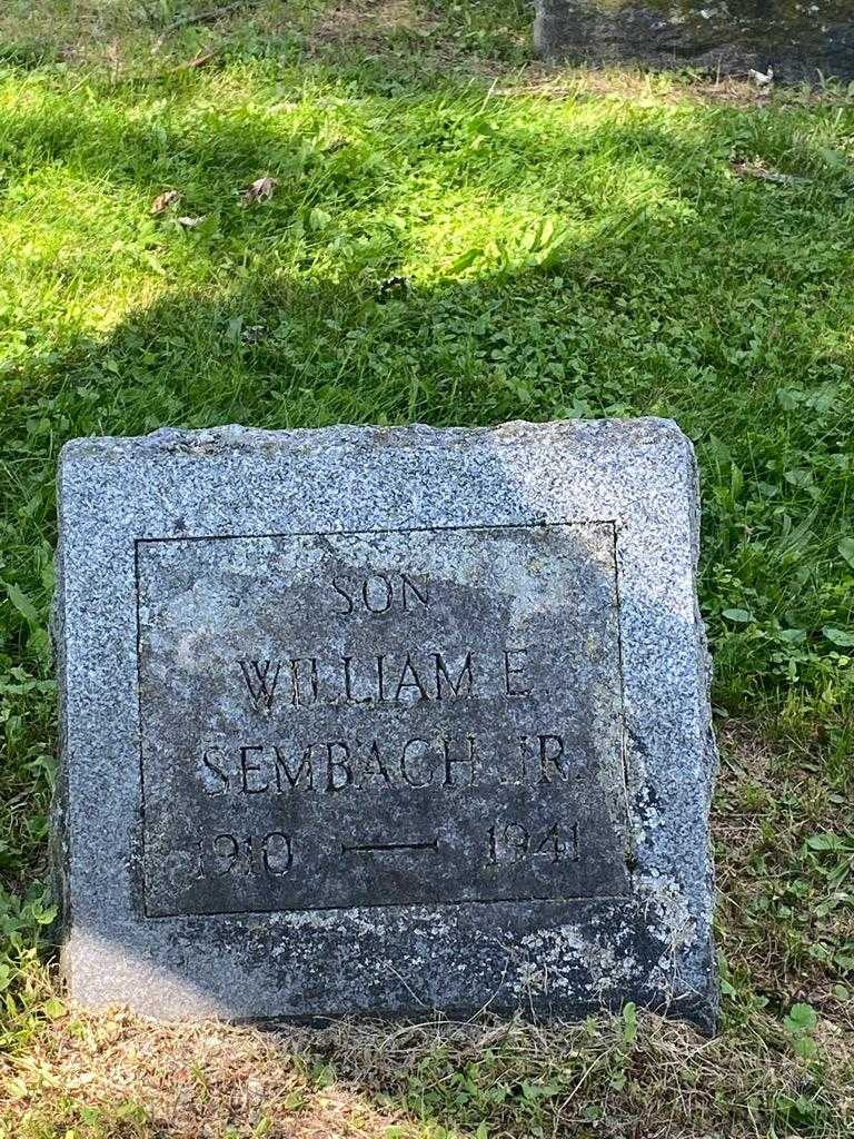 William E. Sembach Junior's grave. Photo 3