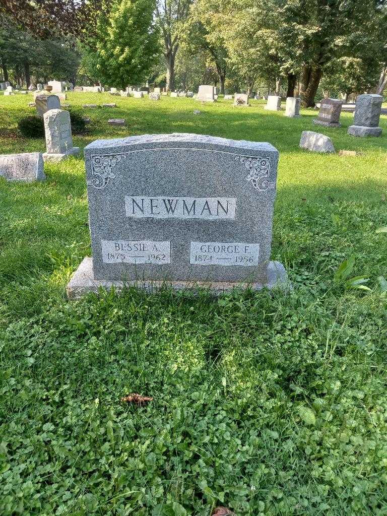 George Edward Newman's grave. Photo 1