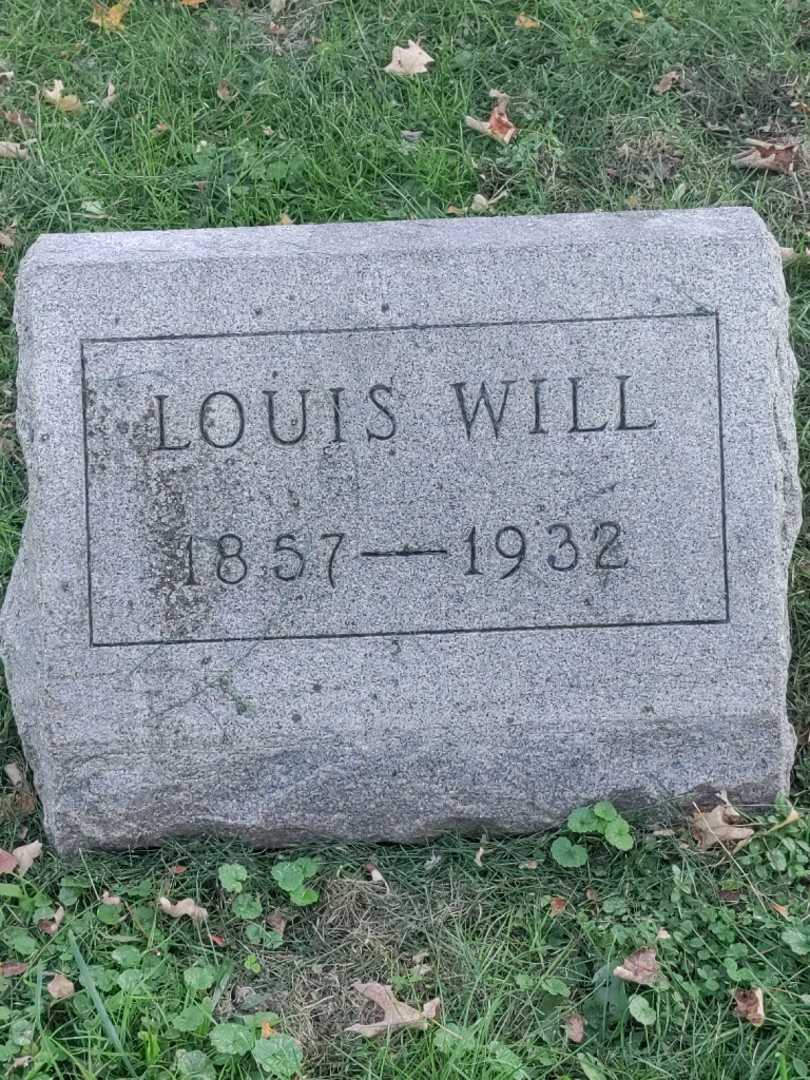 Louis Will's grave. Photo 4