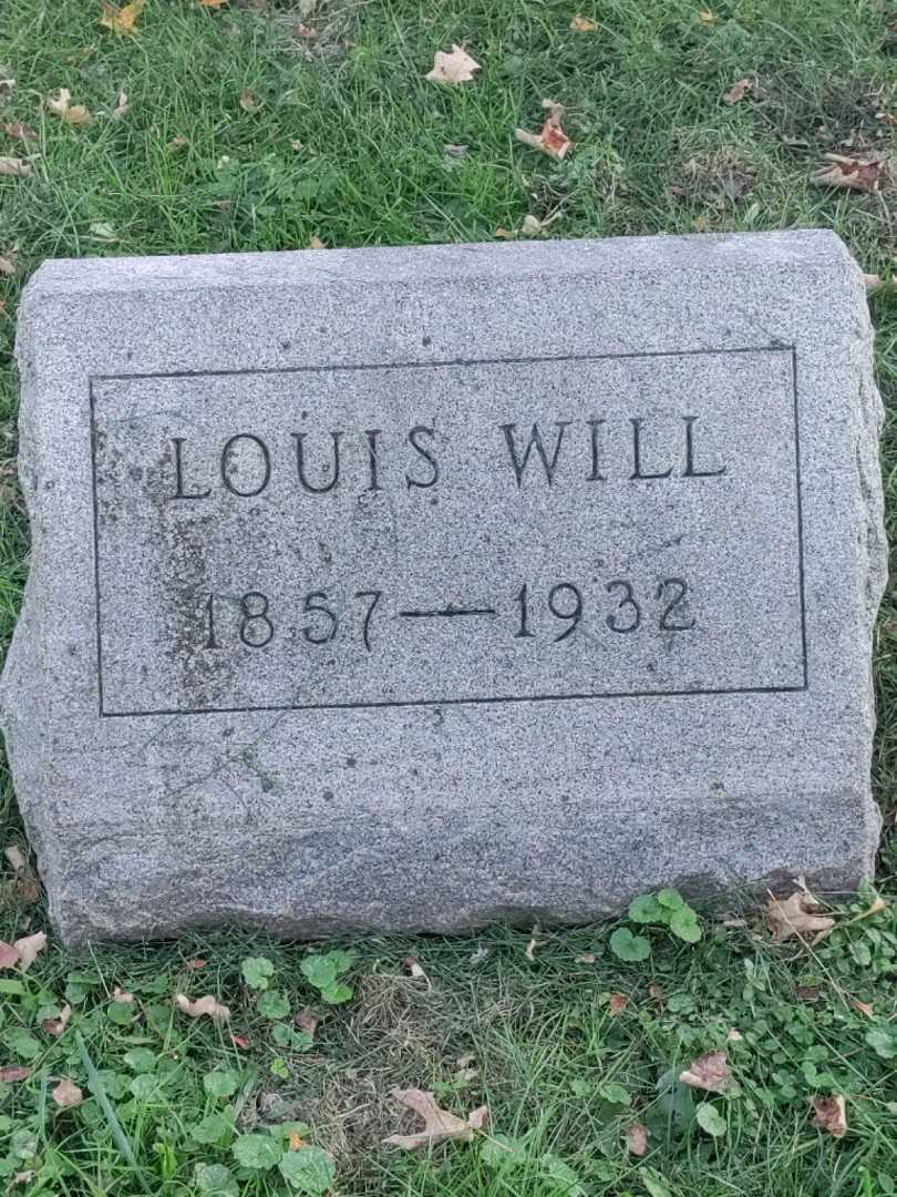 Louis Will's grave. Photo 3