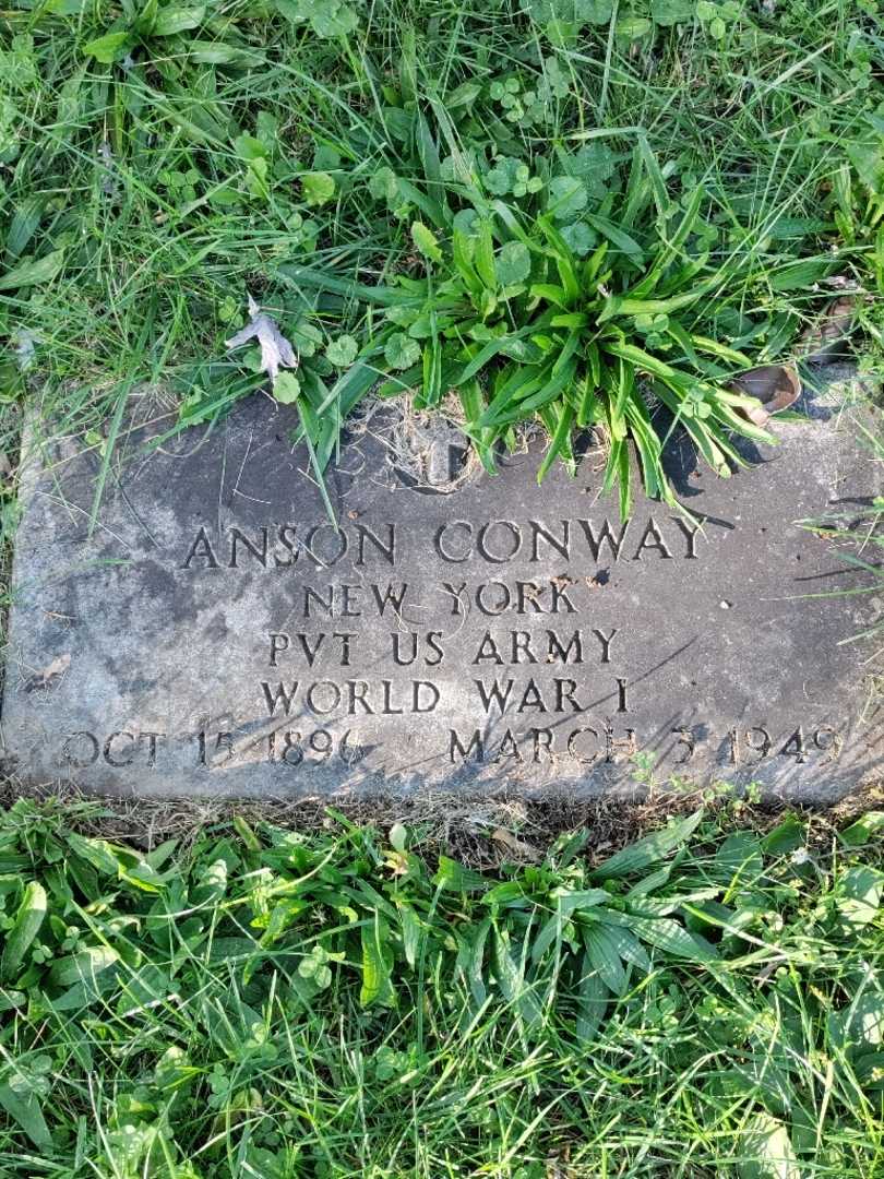 Anson Conway's grave. Photo 3