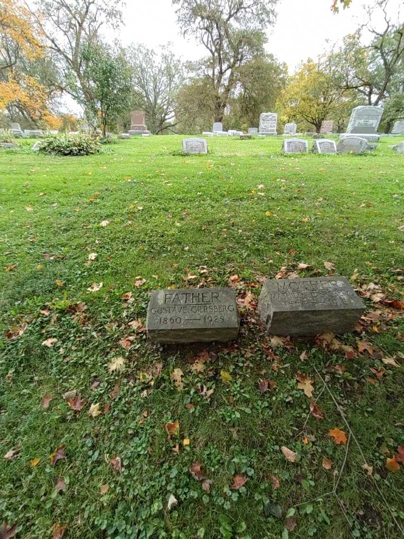 Gustave Giersberg's grave. Photo 1
